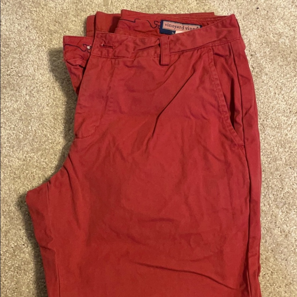 Vineyard Vines Red Pants 32x20